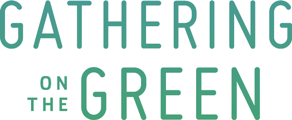 green gathering on the green logo