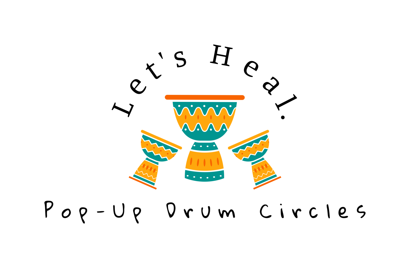 Pop Up Drum Circle Logo